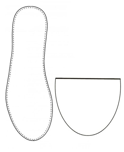 Тапочки из бумаги