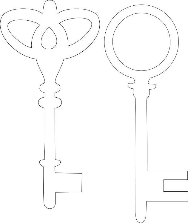 Ключ трафарет