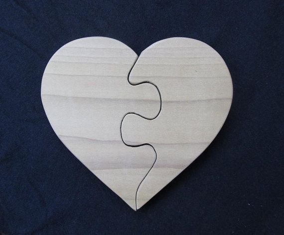 Сердечко из фанеры