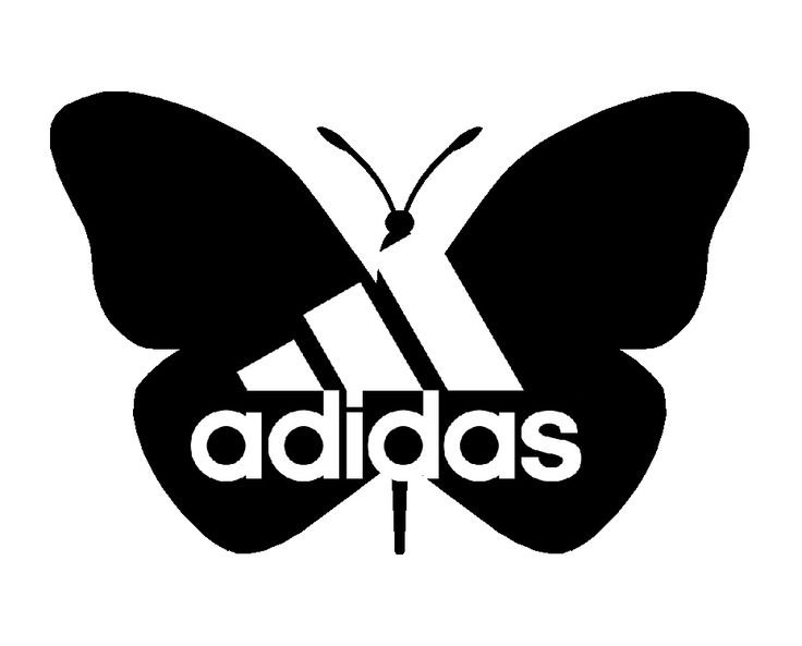 Трафарет адидас