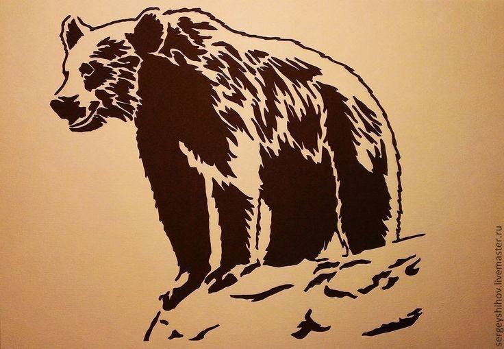 Медведь для вырезания