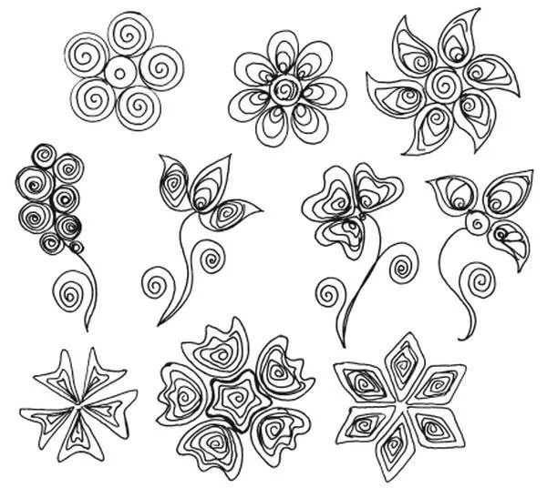 Узоры карандашом
