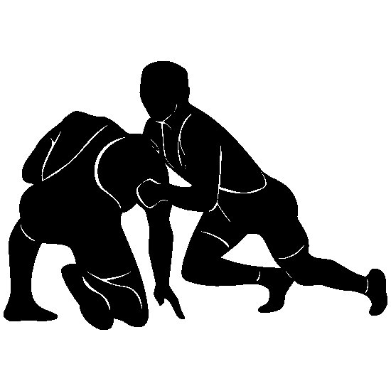 Греко Римская борьба силуэт