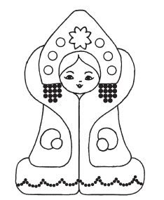 Лицо Снегурочки для распечатки