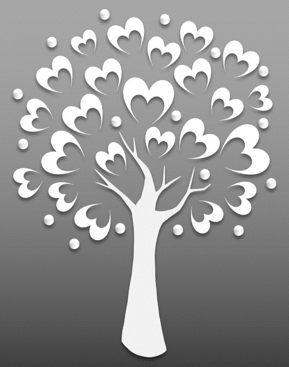 Трафарет "дерево"