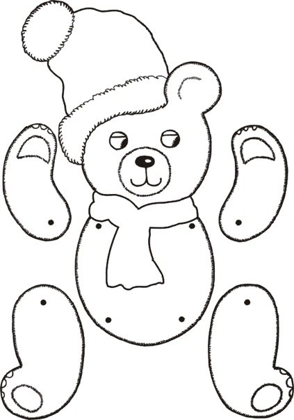 Игрушки дергунчики шаблоны