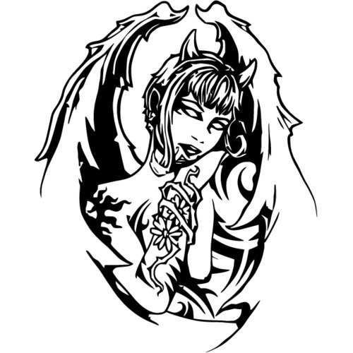 Дьяволица эскиз