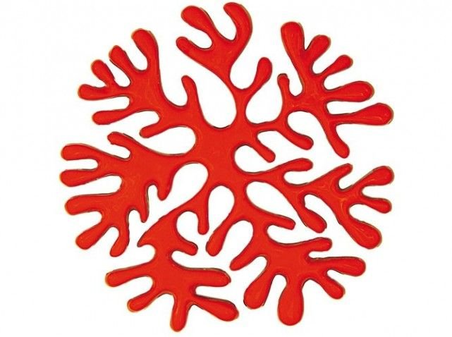 Кораллы трафарет