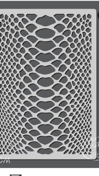 Трафарет крокодиловая кожа