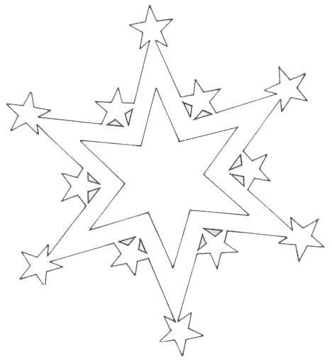 Трафареты на окна новогодние звезды