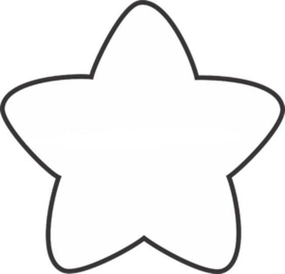 Контурное изображение звезды