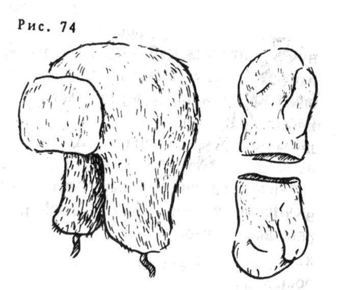 Шапка ушанка раскраска