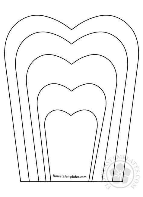 Трафареты для объемных цветов