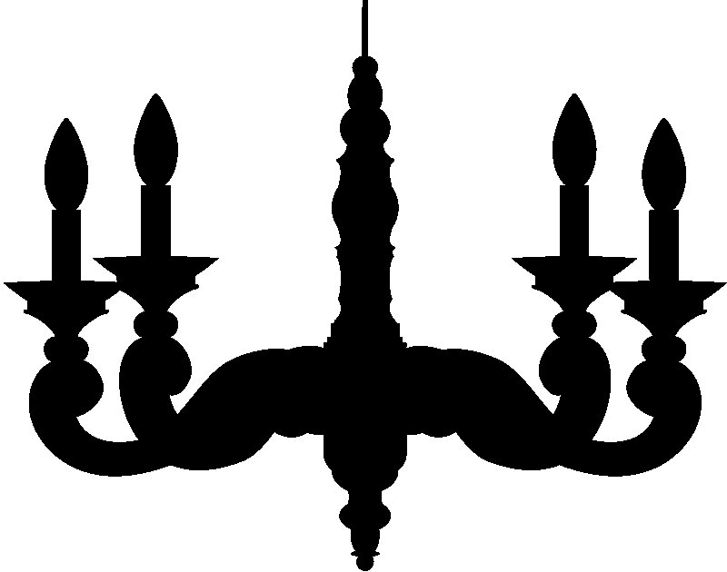 Люстра трафарет