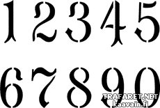 Красивые цифры для татуировок