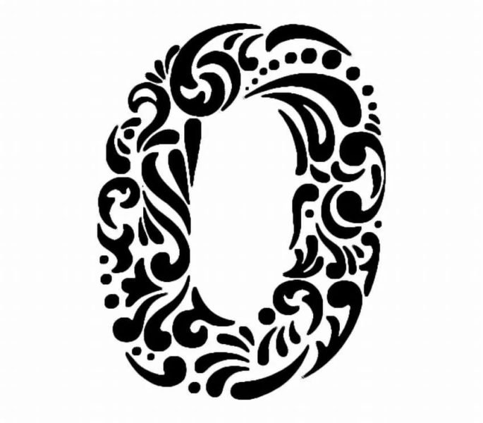 Ажурные цифры