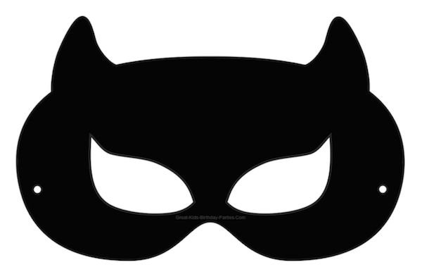 Маски для Хэллоуина трафарет