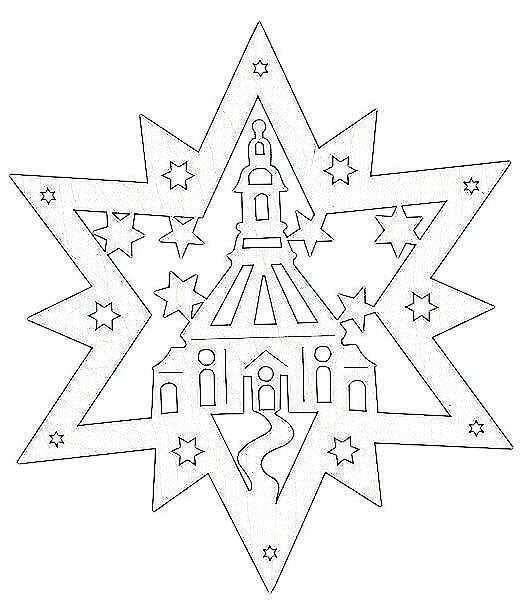 Вытынанки снежинки