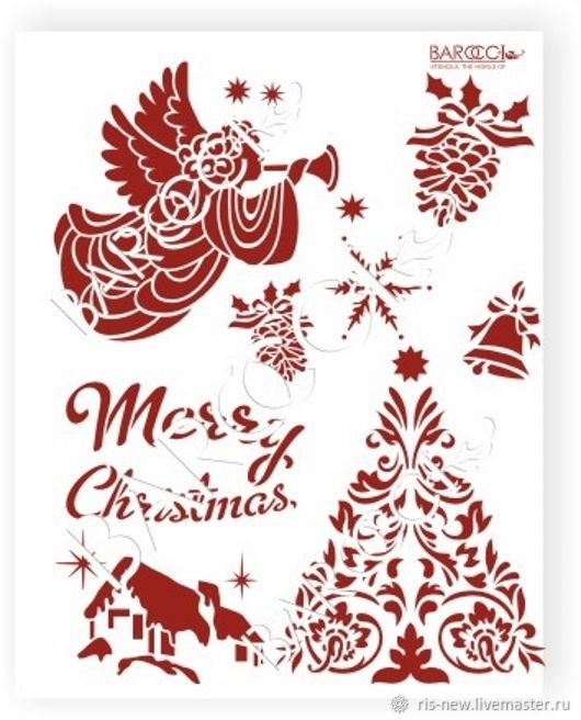 Трафарет 027 30*30 см