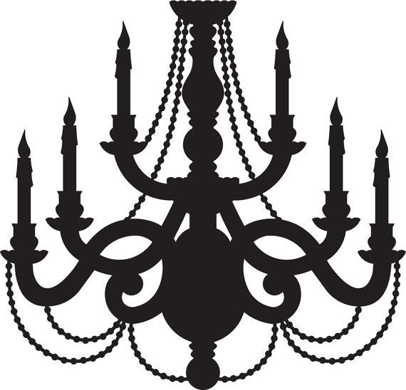 Люстра силуэт