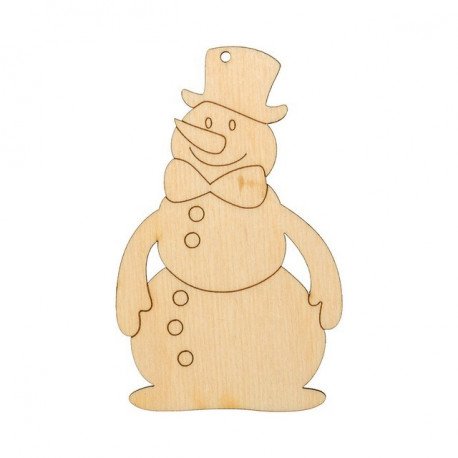 Фигурки снеговика из фанеры