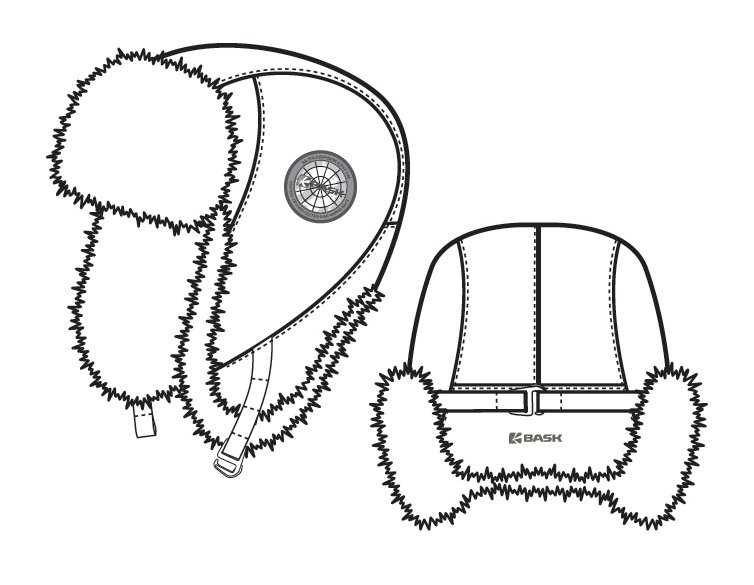 Шапка ушанка раскраска для детей