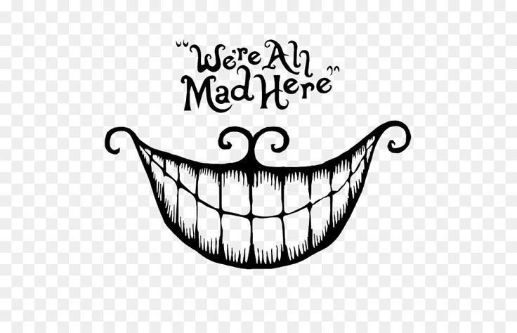 Улыбка Чеширского кота вектор