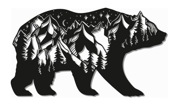 Стилизованные медведи