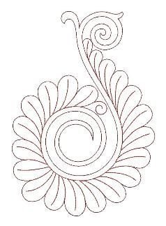 Орнамент для джутовой филиграни