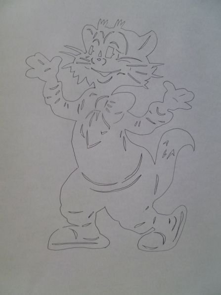 Сказочные герои трафареты на окна