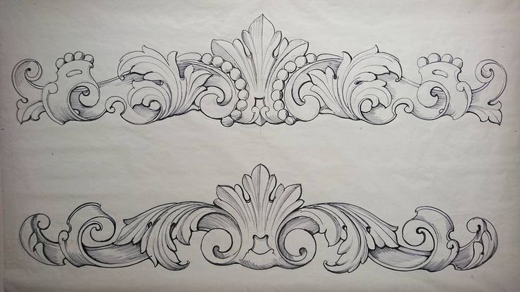 Акант скульптурный орнамент