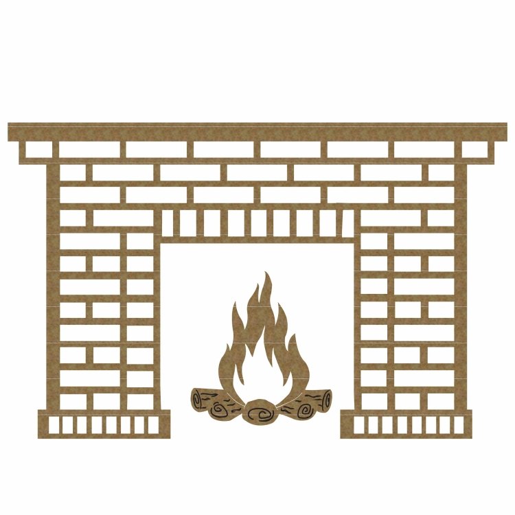 Нарисовать камин