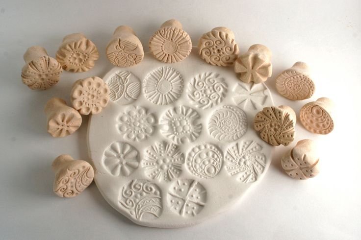 Штамп из полимерной глины