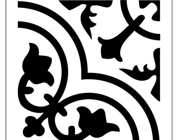 Покраска кафельной плитки трафареты