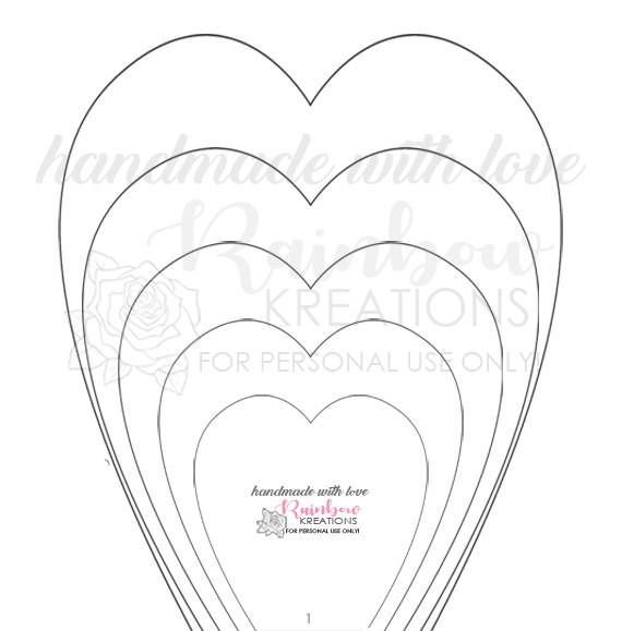 Лепестки для бумажных цветов