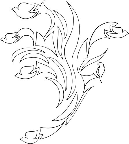 Трафареты для аппликаций на ткани