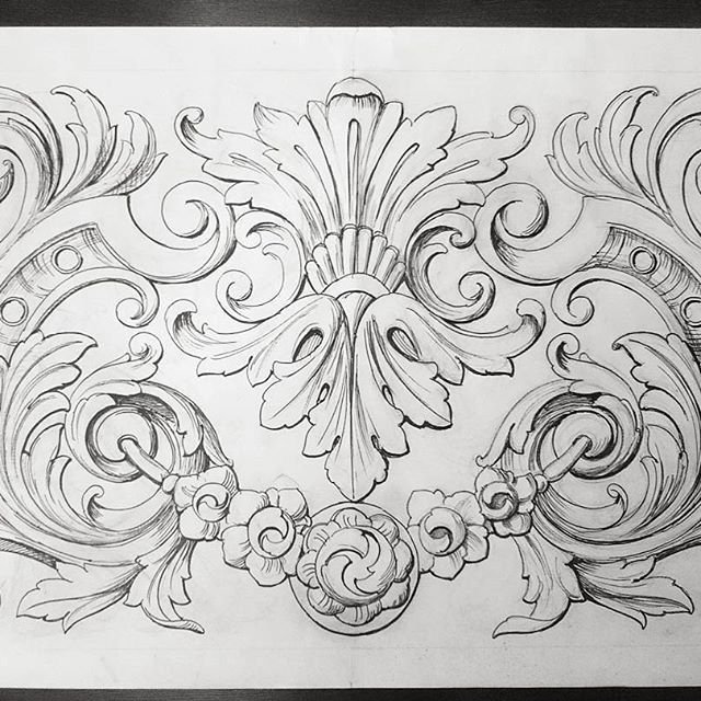 Акант орнамент Барокко