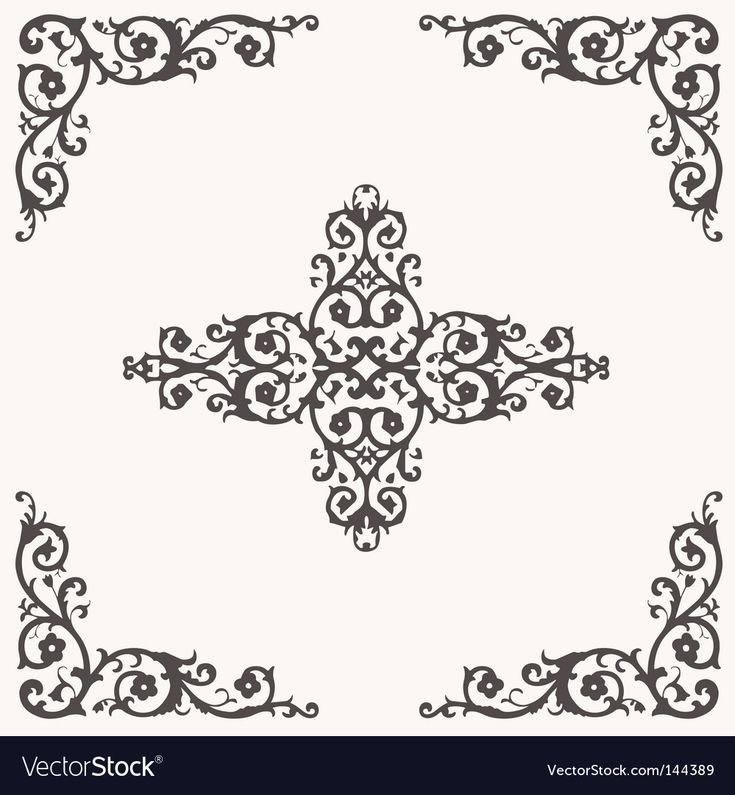 Православный орнамент вектор