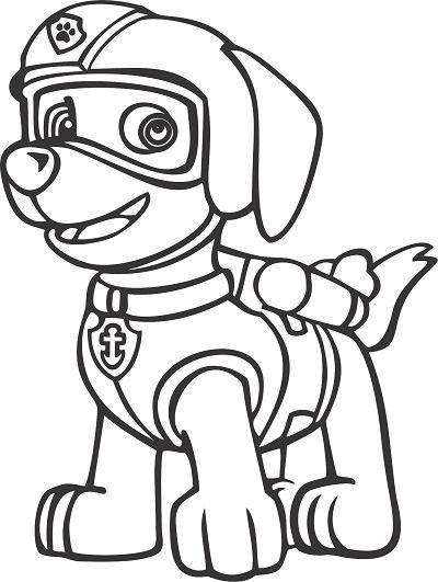 Трафареты на окна Щенячий патруль
