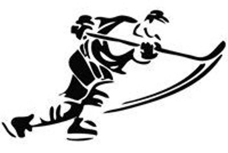 Хоккей трафарет