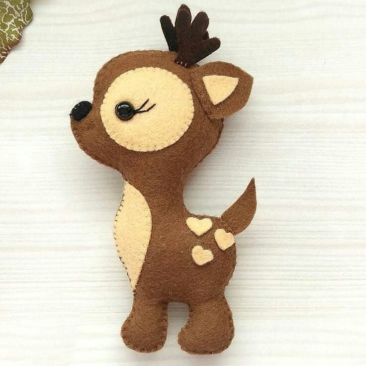 Мягкие игрушки из фетра