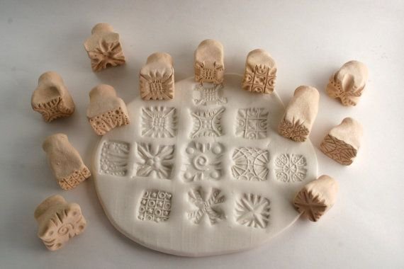 Оттиск на полимерной глине