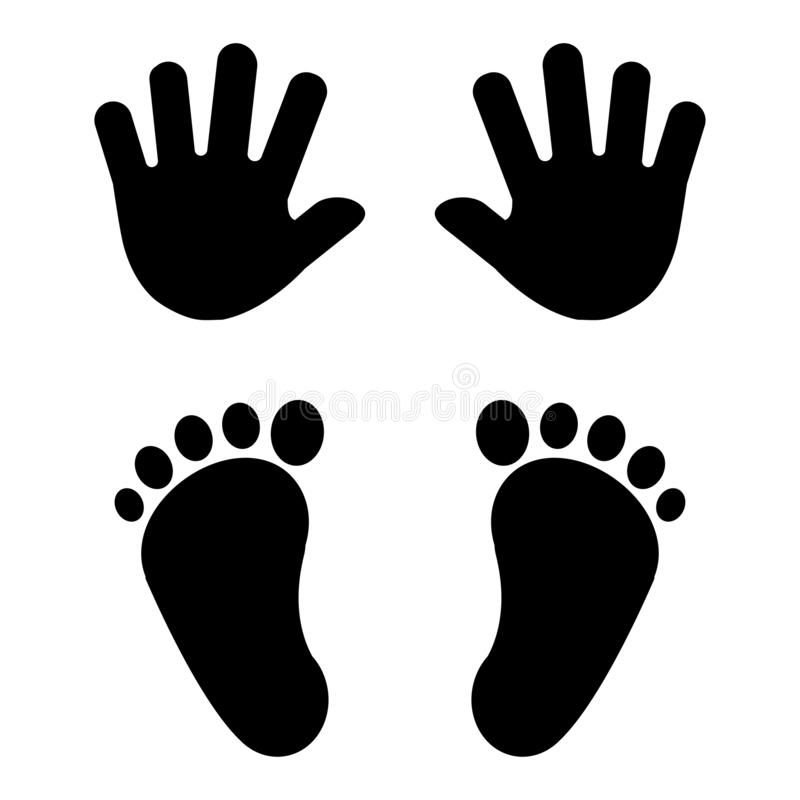 Стопы очертания и рук