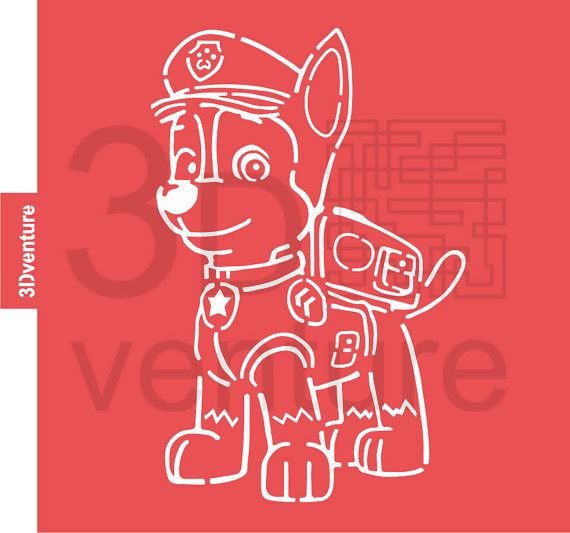 Вырезалка Щенячий патруль