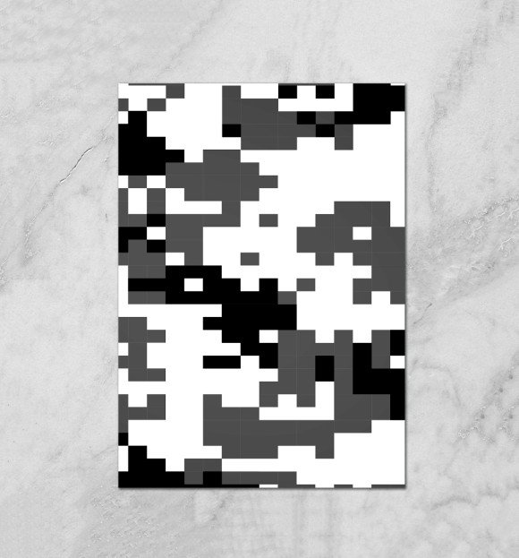 Камуфляж пиксель трафарет