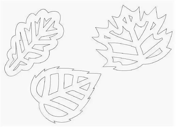 Вытынанки листья