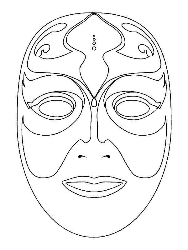 Маска раскраска