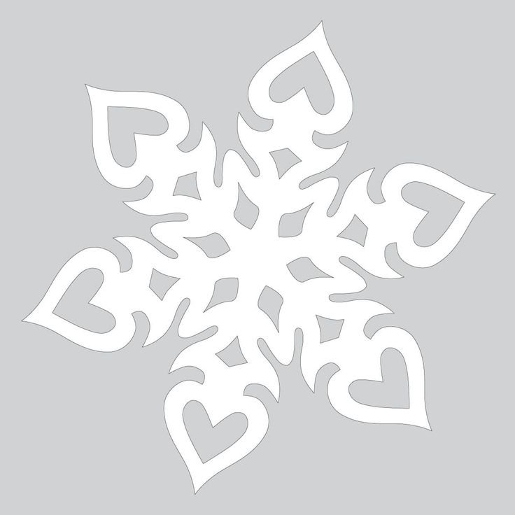 Снежинки на окна