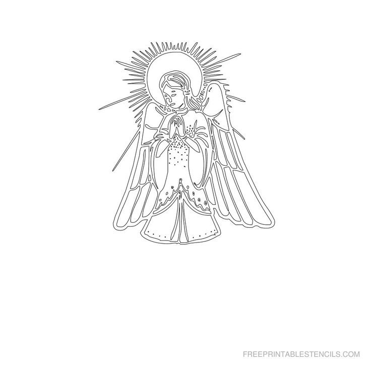 Ангелочки шаблоны