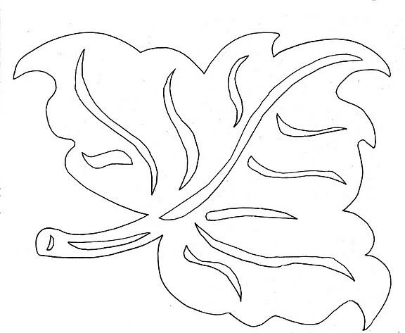 Цветы трафарет для вырезания